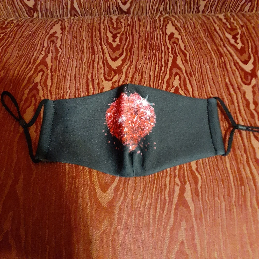 NEW FACE MASK CLOTH EMBROIDERED PROTECTIVE SIZE ADULT
